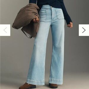 Anthropologie The Colette Wide-Leg Jeans by Maeve 31